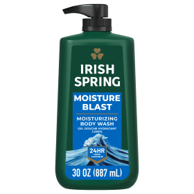 Irish Spring Mens Moisture Blast Scented Body Wash, 30 oz